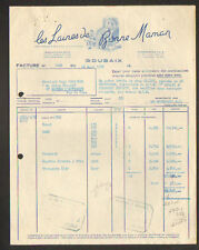 ROUBAIX (59) KNITTING WOOL "GOOD MOM" invoice in 1952