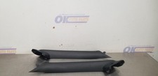 07 BMW Z4 E85 M ROADSTER INTERIOR A PILLAR WINDSHIELD POST TRIM SET PAIR BLACK