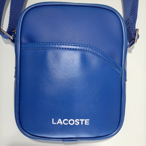 Sacoche lacoste sport bleu - lacoste,