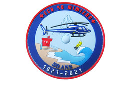 PVC PATCH COLLECTION GEND. SQUIRREL HELICOPTER 40TH ANNIVERSARY 50 YEARS