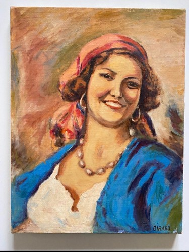 Peinture ancienne portrait - ancienne,