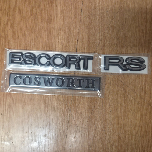 Escort cosworth badge set - cosworth,