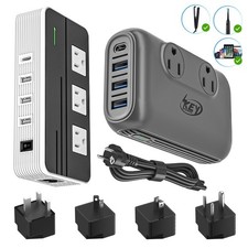 230-W Step Down 220V to 110V Voltage Converter & International Travel Adapter