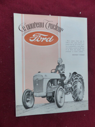 Tractor catalogue brochure