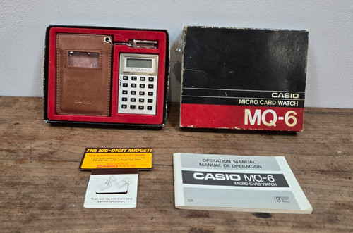 Casio calculatrice - mq-6,