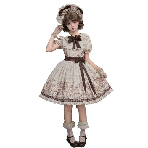 Women sweet short - short, puff