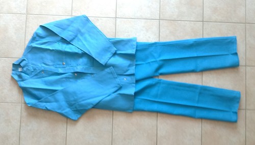 Bleu travail veste - de, +