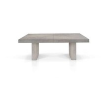 Table à Manger Extensible Rectangulaire Béton Anobli Moderne Design