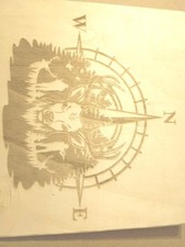 Gravure Bois Cerf