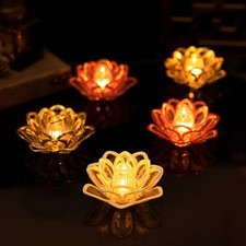 Bougie électronique fleur de