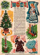 DECORATION SAPIN PERE NOEL ANGEL STAR IMAGE 1948 DIY CHRISTMAS TREE ANGEL SANTA
