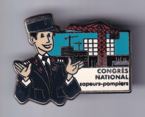 Rare pins pin - rare, pompier