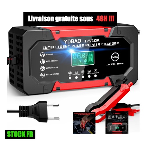 Chargeur batterie 12v - batterie, 10a