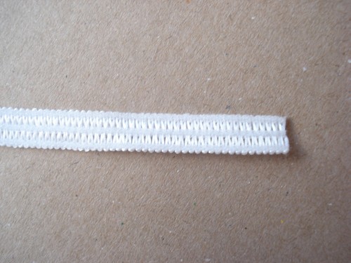 Elastique couture blanc - , plat