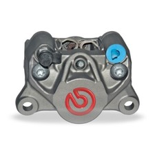 Brembo Racing P2 Étrier De Frein Axial Arrière 34 Mm Avec Plaquettes, Logo Rouge