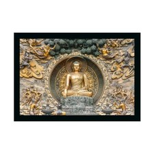 Lord Bouddha Peinture Maison Décoratifs Cadeau Objet Avec Synthétique Cadre P19