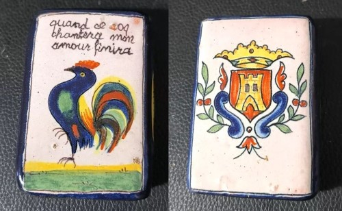 Rare secouette tabatière en - /,