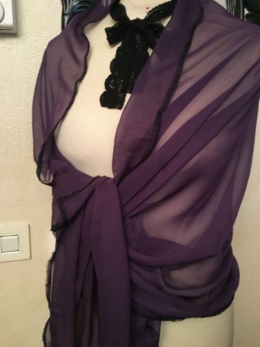étole mariage tissu fin - tissu,