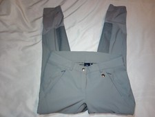 NWOT Women's HV Polo Riding Breeches Sz 10 US Gray Polyamide/ Polyurethane  