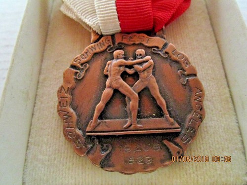 Médaille boxe 1923 - , alfred