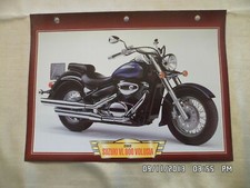 CARTE FICHE MOTO SUZUKI VL 800 VOLUSIA 2002