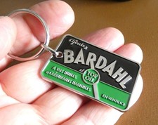 Porte clé plaque métal