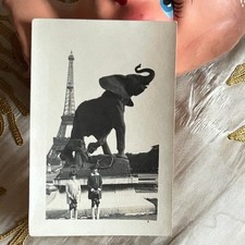 👁 PHOTOS ANCIENNE TOUR EIFFEL ELEPHANT PARIS
