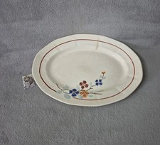 Plat en faïence Sarreguemines