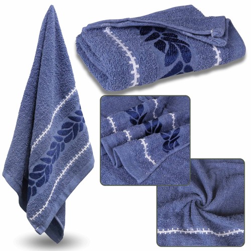 Serviette bain bleue en - serviette,