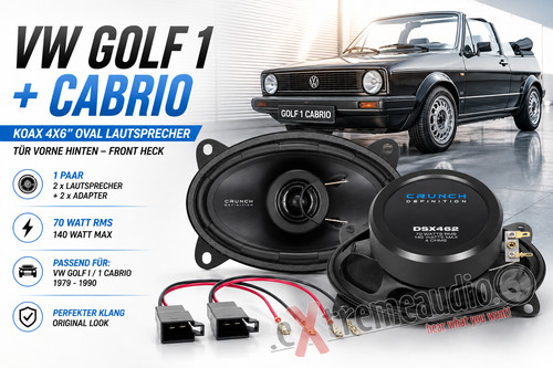 Golf cabriolet - 1, +