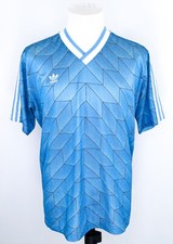 DDR EAST GERMANY 1988 HOME SHIRT - VINTAGE ADIDAS IPSWICH TEMPLATE BY PLETENINA