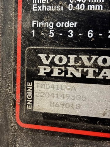 Volvo penta tmd41l moteur - penta,