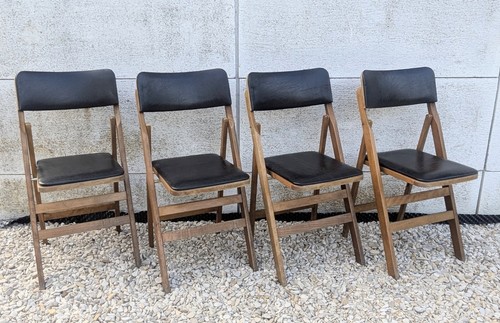 Lot chaises pliantes mid - lot,