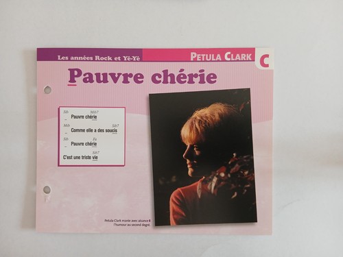 Carte fiche petula - -,