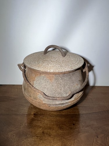 Ancien chaudron fonte - ancien,