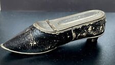 Antique 19th century Matchbox Leather Sheatted Cloof Match Scraper