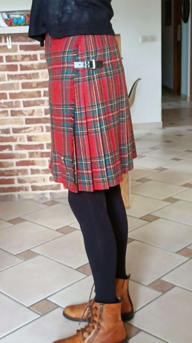 Jupe kilt écossais - écossais, glen