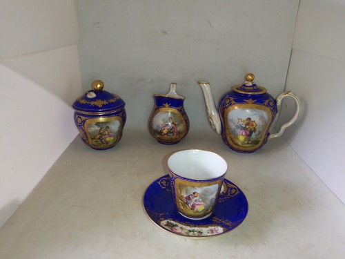 Ancien service cafe de - cafe,