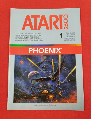 Notice manuel phoenix atari - notice,