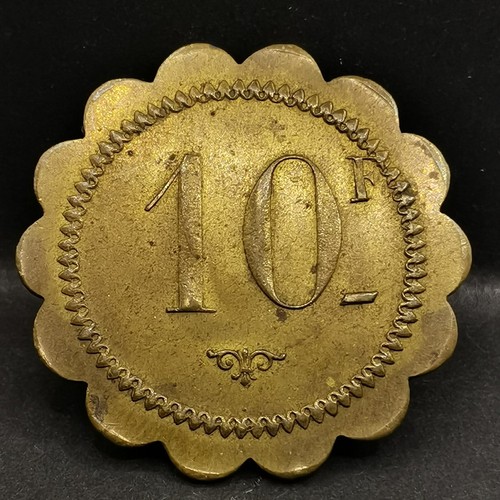 Jeton commerce francs - de, 10