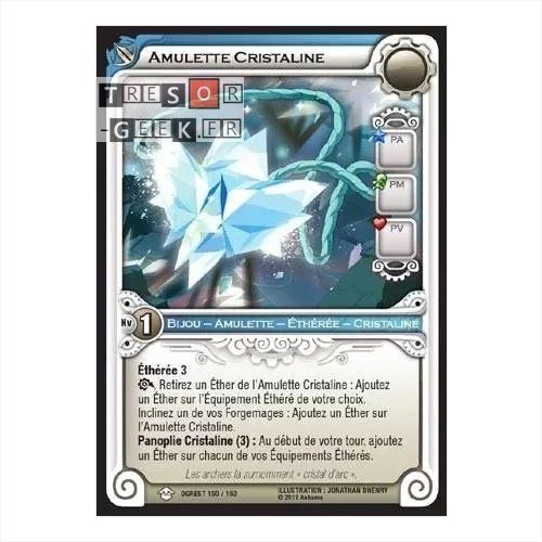 Amulette cristaline ogrest - cristaline, [ogrest