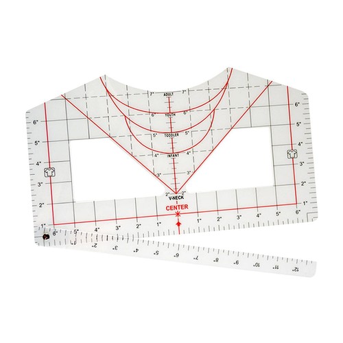 Guide règle pour shirt - pour, t-shirt