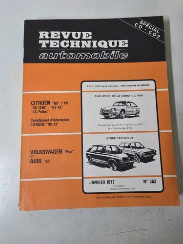 Revue technique automobile - revue,