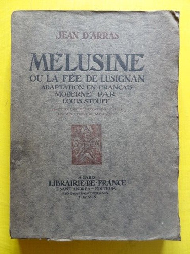 Jean arras mélusine - jean, la