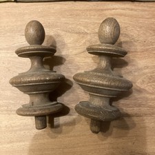 Anciennes  bobines, bobèches toupies bois tourné Pour Fronton meuble Garde Robe