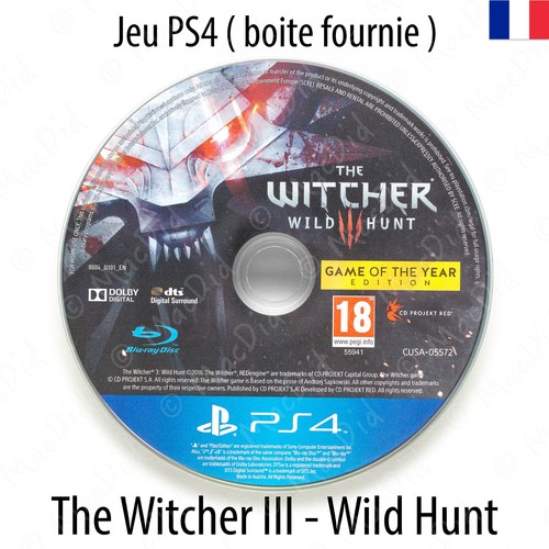 The witcher wild - hunt, jeu