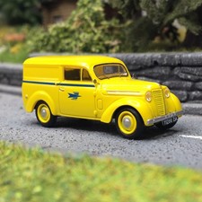 Renault Juvaquatre Fourgon Tôlé "La Poste", Jaune - REE CB-169 - HO 1/87
