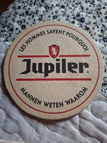 Sous bock bière jupiler - bière,