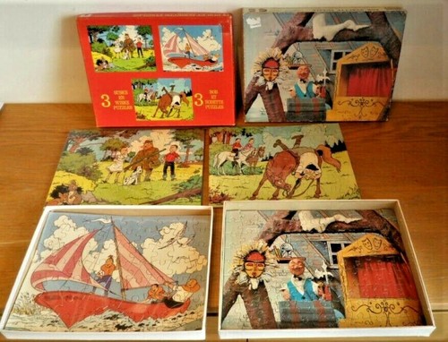 Anciens puzzles bob et - ,
