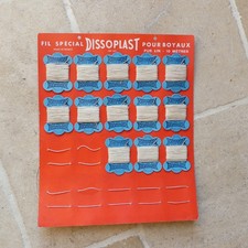 Dissoplast présentoir fils boyaux mavic ava cycles vélo collection vintage 